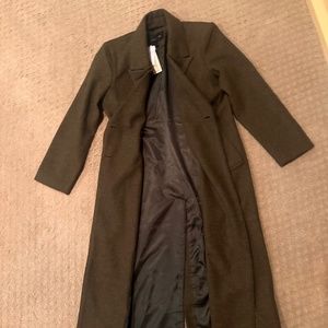 Brand new banana republic green wool coat